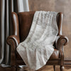 Beige 50" x 70" Sherpa Throw Blanket
