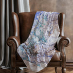 Reversible High Pile Fleece Throw 50" x 70" – Abstract Polyester Microfiber for Everyday Comfort by One Pixie Street