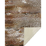 Throw Blanket – 50" x 70" Riverbed Abstract Soft Touch Microfiber Front, Cozy Faux Shearling Back, Reversible By One Pixie Street