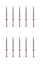 Laboratory Thermometer 6"H Graduated Glass Pack of 10 by GSC International Inc.