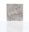 Horse Wall Decoration – Twin Horse Resin Sculpture by Anne Home – 29 Inch Height