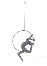 Rings Man Decorative Sculpture 22" H – Hanging Resin Art by Anne Home By Old Modern Handicrafts