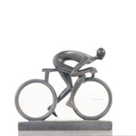 Cyclist Statue – 7 Inch Height – Minimalist Resin Modern Home Accent By Old Modern Handicrafts