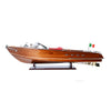 Aquarama Exclusive Edition Wooden Speedboat Model – Handcrafted Luxury Display – 10 Inch Height