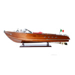 Aquarama Exclusive Edition Speedboat 10" – Classic Nautical Display By Old Modern Handicrafts