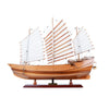 Old Modern Handicrafts Chinese Junk Boat – Handcrafted Wood Model with Battened Sails