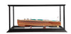 Chris Craft Triple Cockpit Model Ship with Display Case – 15 Inch Height