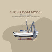 Wooden Shrimp Boat Model 25