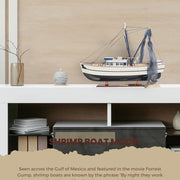 Wooden Shrimp Boat Model 25