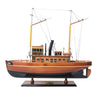 Old Modern Handicrafts Seguin Tugboat Model – Handcrafted Mahogany Steamship Display