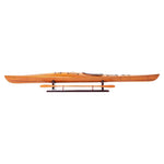 Kayak Wooden Boat Model 5" H – Handcrafted Cedar Display Replica By old Modern Handicrafts