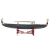 Venetian Gondola Model Boat – Handcrafted Wooden Replica – 8 Inch Height