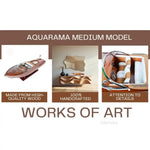 Wooden Riva Aquarama Display Boat – Medium Size – 7 Inch Height
