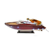 Wooden Riva Rivarama Wine Holder – LED Lighted Model Boat – 11 Inch Height