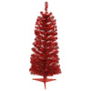 Vickerman B163325LED 2' Red Pencil Artificial Christmas Tree Red Dura-Lit Led Lights