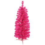 Vickerman B163531LED 3' Pink Pencil Artificial Christmas Tree Pink Dura-Lit Led Lights