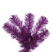 Vickerman B163631LED 3' Purple Pencil Artificial Christmas Tree Purple Dura-Lit Led Lights