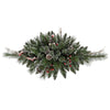 Vickerman B166306 30" Snow Tipped Pine And Berry Artificial Christmas Spray Unlit
