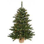 Vickerman B160444LED 42" Anoka Pine Artificial Christmas Tree Multi-Colored Dura-Lit Led Lights
