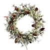 Vickerman B165524 24" Dakota Artificial Christmas Wreath Unlit