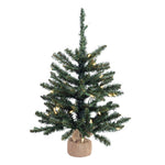 Vickerman B160425LED 24" Anoka Pine Artificial Christmas Tree Warm White Dura-Lit Led Lights