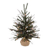 Vickerman B167619 18" Vienna Twig Artificial Christmas Tree With 20 Clear Lights