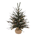 Vickerman B167619 18" Vienna Twig Artificial Christmas Tree With 20 Clear Lights