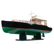 Wooden  Hemingway Pilar Fishing Boat Model - 27.5