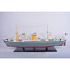 Custom Irish Pine Wooden Ship Model – 30” Handcrafted Cedar Replica by OMHUSA