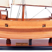 Chinese Sailing Ship Model – Junk Style – Handcrafted Wood Display