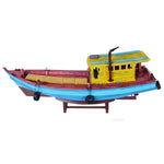 Wooden South Vietnam Fishing Boat – Refugee Boat Display Model – 28 Inch