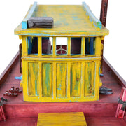 South Vietnam Fishing Boat Replica – Wooden Refugee Boat Model – 28 Inch
