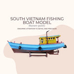 Handcrafted South Vietnam Fishing Boat – Refugee Model – 28 Inch