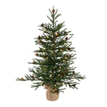 Vickerman B803924LED 30" Carmel Pine Artificial Christmas Tree Warm White Dura-Lit LED Lights