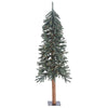 Vickerman B907351 5' Natural Bark Alpine Artificial Christmas Tree Clear Dura-Lit Lights