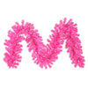 Vickerman B981713Led 9' Hot Pink Artificial Christmas Garland Pink Dura-Lit Led Mini Lights