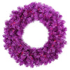 Vickerman B982131 30“ Purple Artificial Christmas Wreath Purple Dura-Lit Incandescent Mini Lights