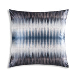 Artistic Contour Design Velvet Pillow 22" x 22" Multi Blue & Navy Wave Pattern by Cloud9