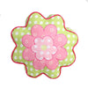Flower-Shaped Novelty Decor Pillow – Embroidered Cotton