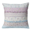Lavender Patchwork Square Decor Throw Pillow – Ruffle Lace