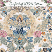 Cottage Style Floral Quilt Set Machine Washable