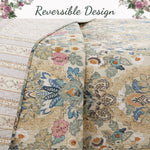 Romantic Floral Quilt Set Coordinated Bedding Ensemble
