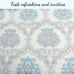 Floral Brocade Quilt Set – Queen and King Bedding