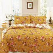 3-Piece Floral Chintz Quilt Set – Machine Washable Cotton
