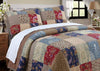 Floral Paisley Patchwork Quilt Set – Reversible Cotton