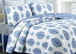Quilt Hittle Cotton 3-Piece Reversible Bedding Set by Cozy Line Home Fashions