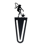 Garden Fairy Bookmark – Black Textured Finish, 4 1/2"–5" H, Whimsical Metal Page Marker by Village Wrought Iron Inc.