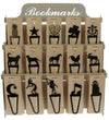 10-Piece Assorted Metal Bookmark Collection
