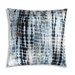 22x22" Sequin Embroidered Velvet Pillow – Abstract Accent Cushion by Cloud9