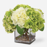 Uttermost 60219 Savannah Bouquet with White and Limelight Hydrangeas